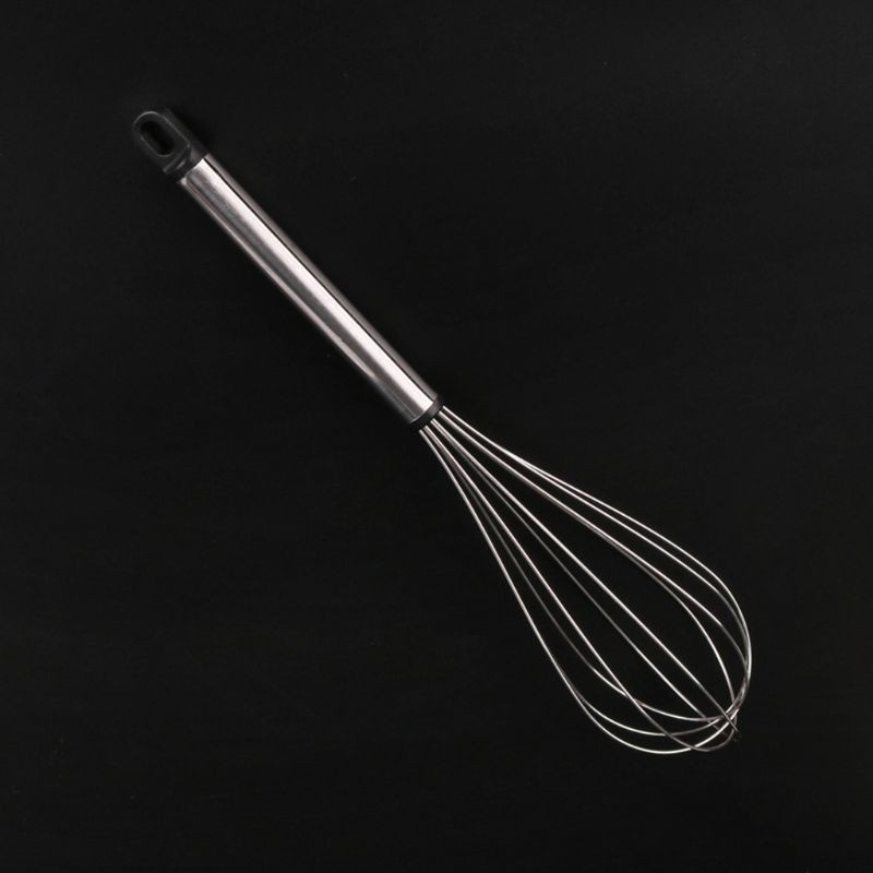 LILY* 3pcs/set 8/10/12 Inch Stainless Steel Egg Beater Hand Whisk Mixer Cream Blender Stirring Frother