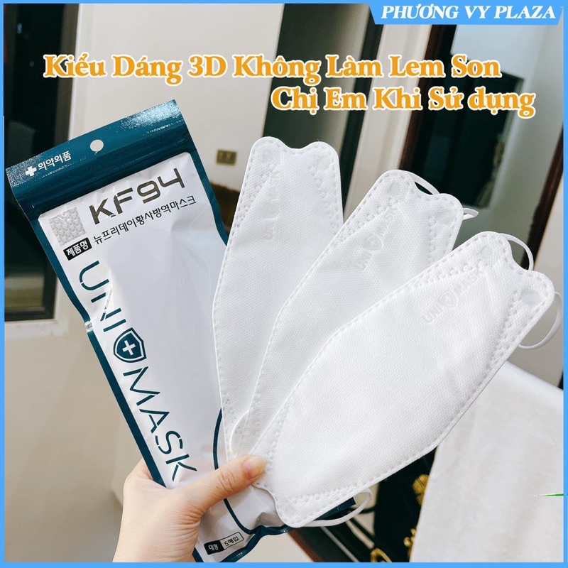 [TP HCM] {Q5} Túi 5 cái khẩu trang kf94 UNI mask 5c/túi