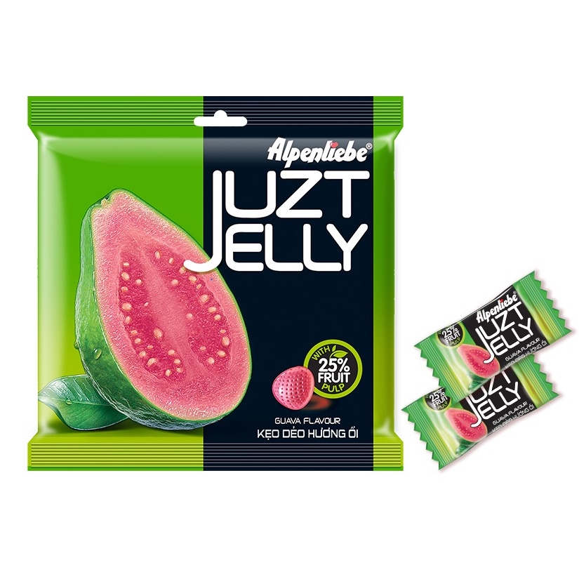 Kẹo Dẻo hương Ổi Alpenliebe Juzt Jelly gói 166,5g