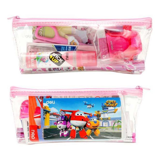 Bộ dụng cụ HS Super wings loại túi zip (6 món) Deli EH451