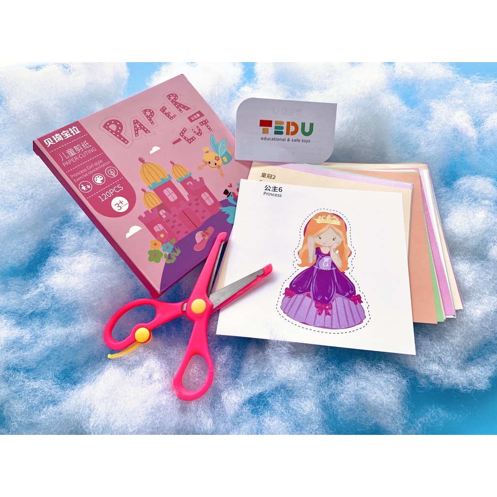 Bộ giấy cắt thủ công - Paper cut Tedu