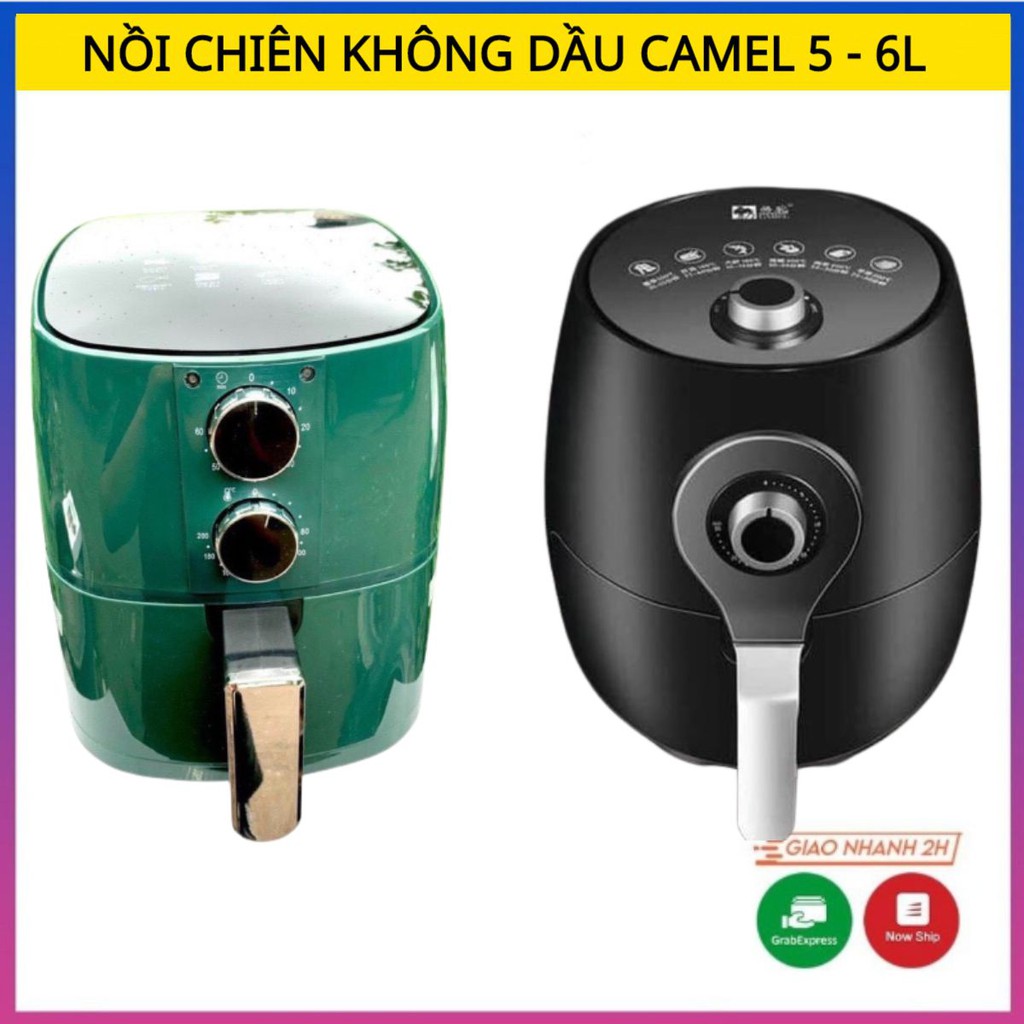 Nồi chiên không dầu dung tích 5 lít CAMEL BH 6 tháng