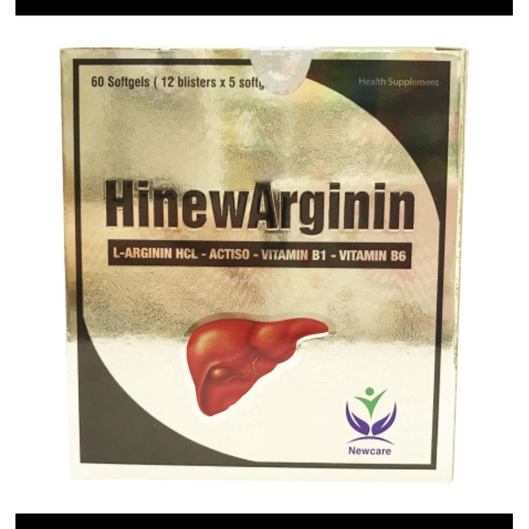 HinewArginin Viên Uống Tăng Cường Chức Năng, Bổ Gan Hộp 60 viên