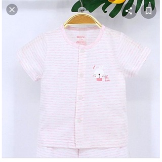 Bộ sơ sinh cộc tay cho bé Dokma