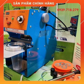 MÁY ÉP LY  TRÀ SỮA D7.  ÉP LY NHỰA 500-700ML (TẶNG KÈM 1 CUỘN MÀNG ÉP)