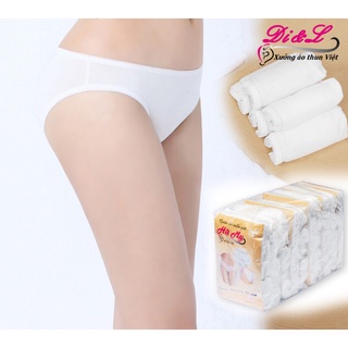  Quần Lót Giấy Cotton Nữ dùng 1 lần đi du lich |Giá 20.000 - 5 quần |size L XL XXL 3XL|  Đáy Quần 2 Lớp 