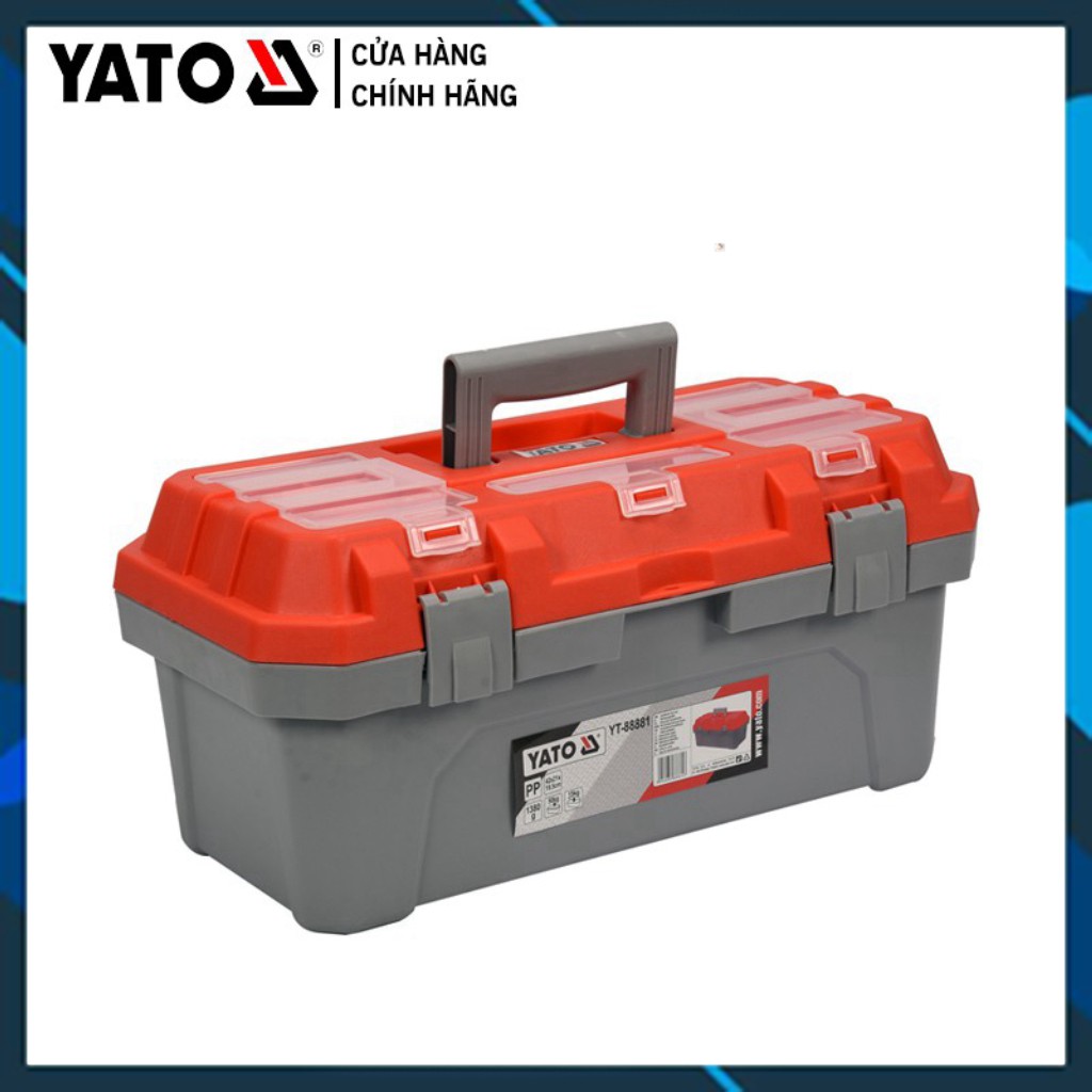 Đồ Nghề Yato Balan. Hộp đựng đồ nghề bằng nhựa Yato YT-88881