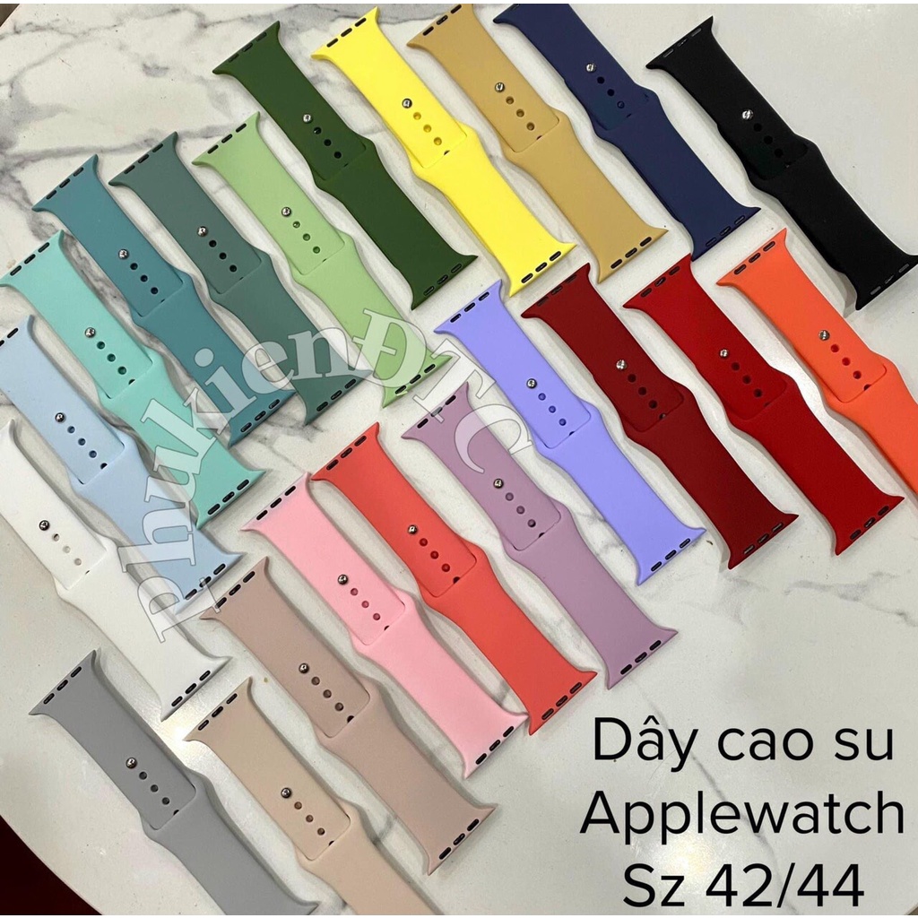 Dây Đeo Apple Watch Cao Su Cao Cấp dành cho Apple Watch Series 5/4/3/2/1 SE ĐỦ SIZE 38 40 42 44