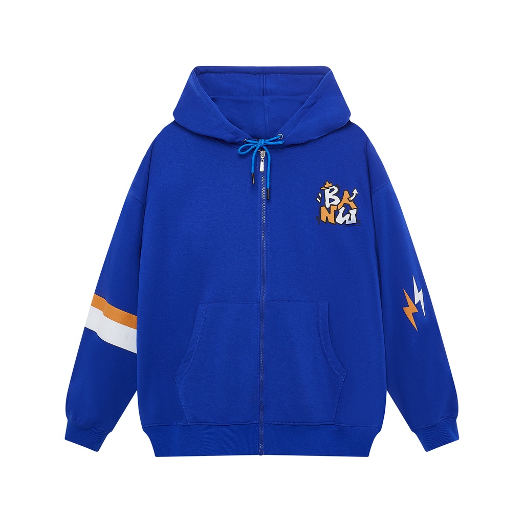 Áo Banawa Student Hoodie Zip - Blue