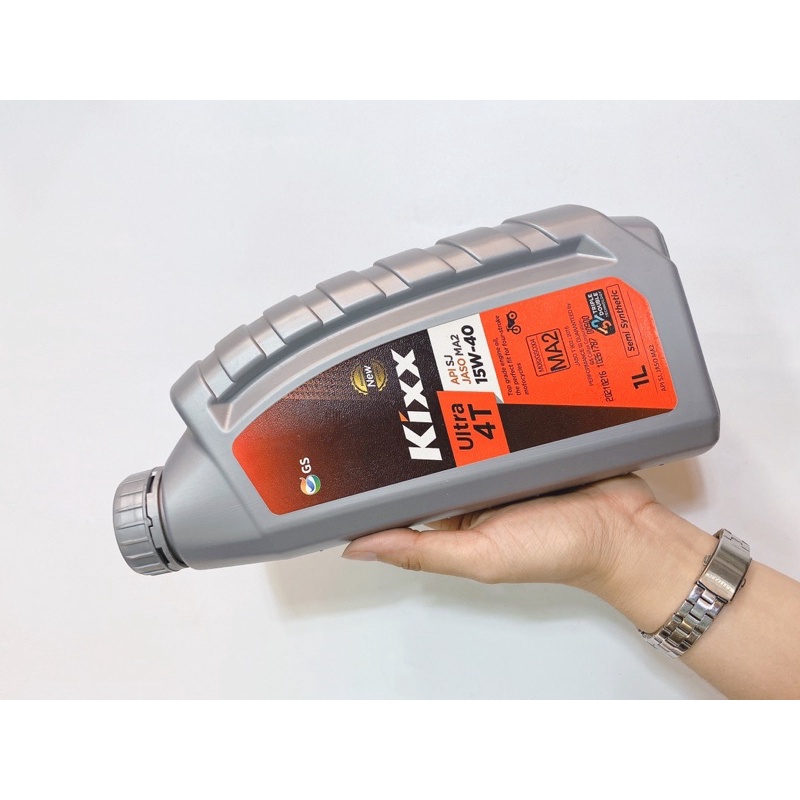 Nhớt Kixx Ultra 4T cho xe số & tay ga, dầu nhớt cao cấp Hàn quốc