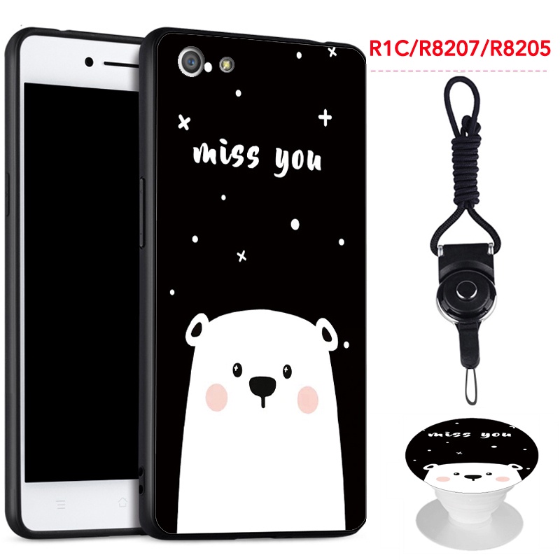 Ốp Điện Thoại Có Dây Gài Cho OPPO R1C/R8207/R1X