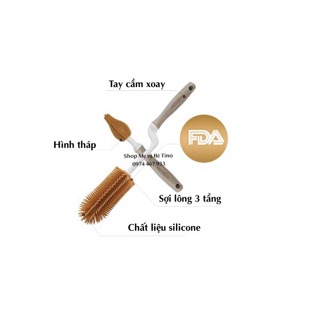 CỌ BÌNH SỮA SILICON MOTHER-K HÀN QUỐC