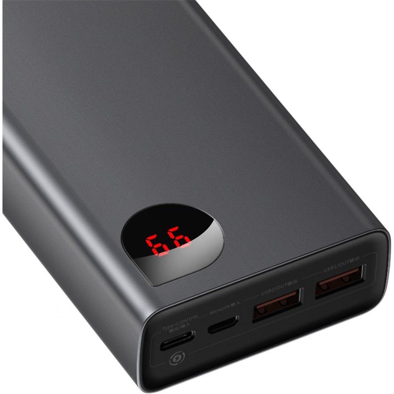 Pin sạc dự phòng Baseus Adaman 20000mAh 65W PPADM65 Metal Digital Display Quick Charge - Nhất Tín Computer