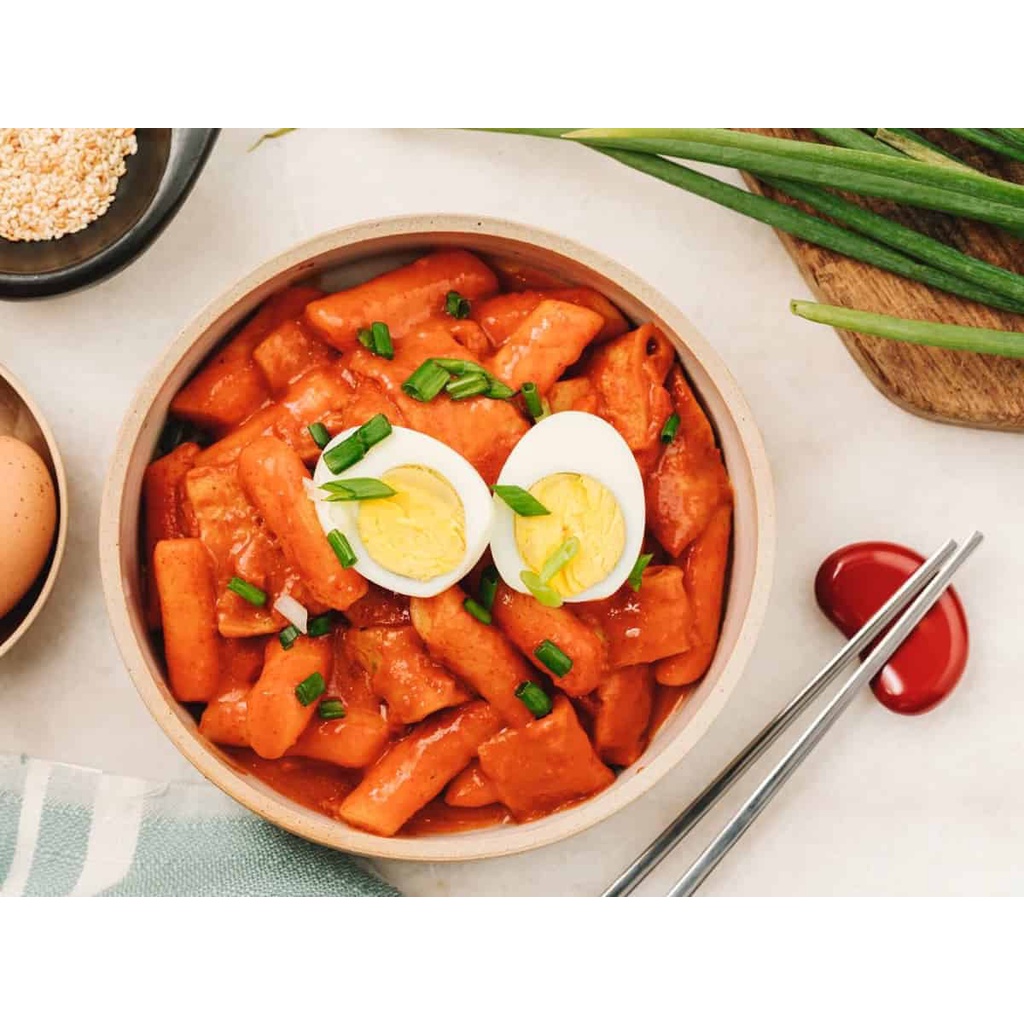 Bánh Gạo Tokbokki Nhân Phô Mai Hàn Quốc 500g