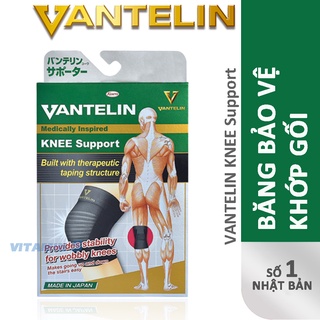 Băng Bảo Vệ Khớp Gối Bó Gối Vantelin Support Knee ⚡ Số 1 Nhật Bản, bảo vệ khớp gối, dây chằng, dùng hàng ngày