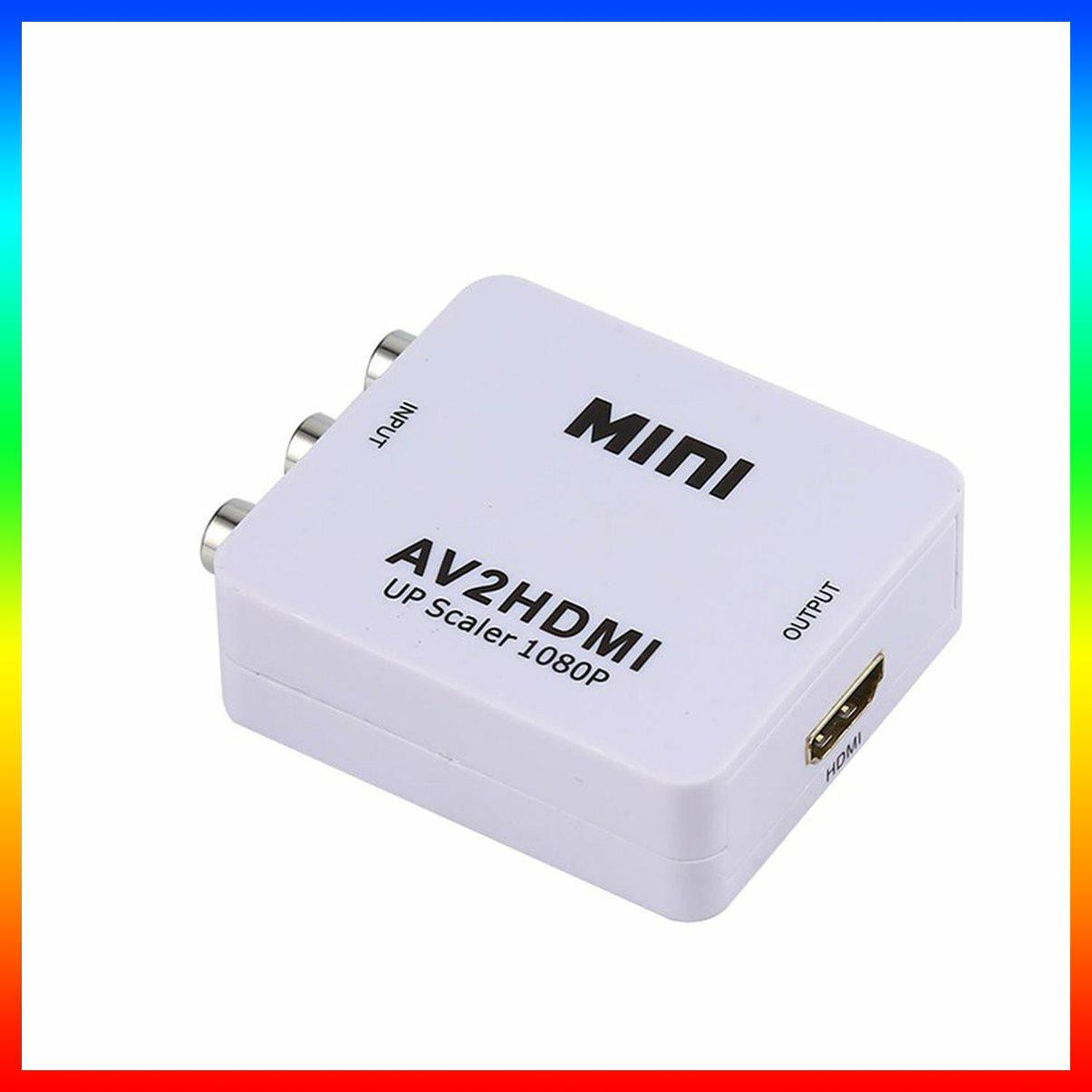 1 Đầu Chuyển Đổi Av Cvbs Rca Sang Hdmi Video 720 / 1080p