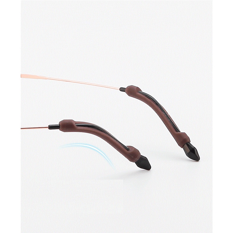 Phụ kiện chân kính chống trượt silicone, đệm bọc chân gọng kính HAHA chống rơi trượt kính bảo vệ chân mắt kính tiện dụng
