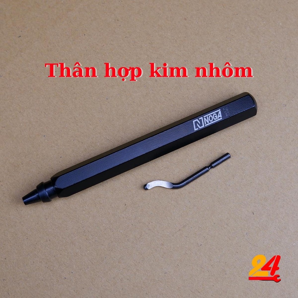 Dao cạo, dao gọt bavia  RB1000 Noga Isael cán hợp kim nhôm, gọt mavia độ bền cao