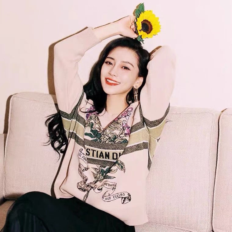 Hàng Có Sẵn!Dior!Áo Khoác Cardigan Dệt Kim Dáng Rộng Thiết Kế Mới Năng Động Thời Trang Dành Cho Cặp Đôi
