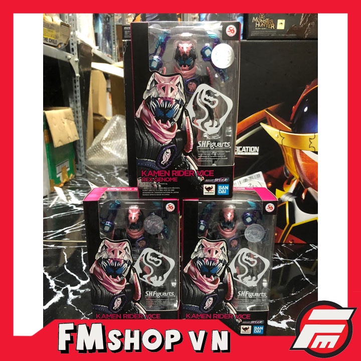 MÔ HÌNH CHÍNH HÃNG SHF KAMEN RIDER VICE REX GENOME