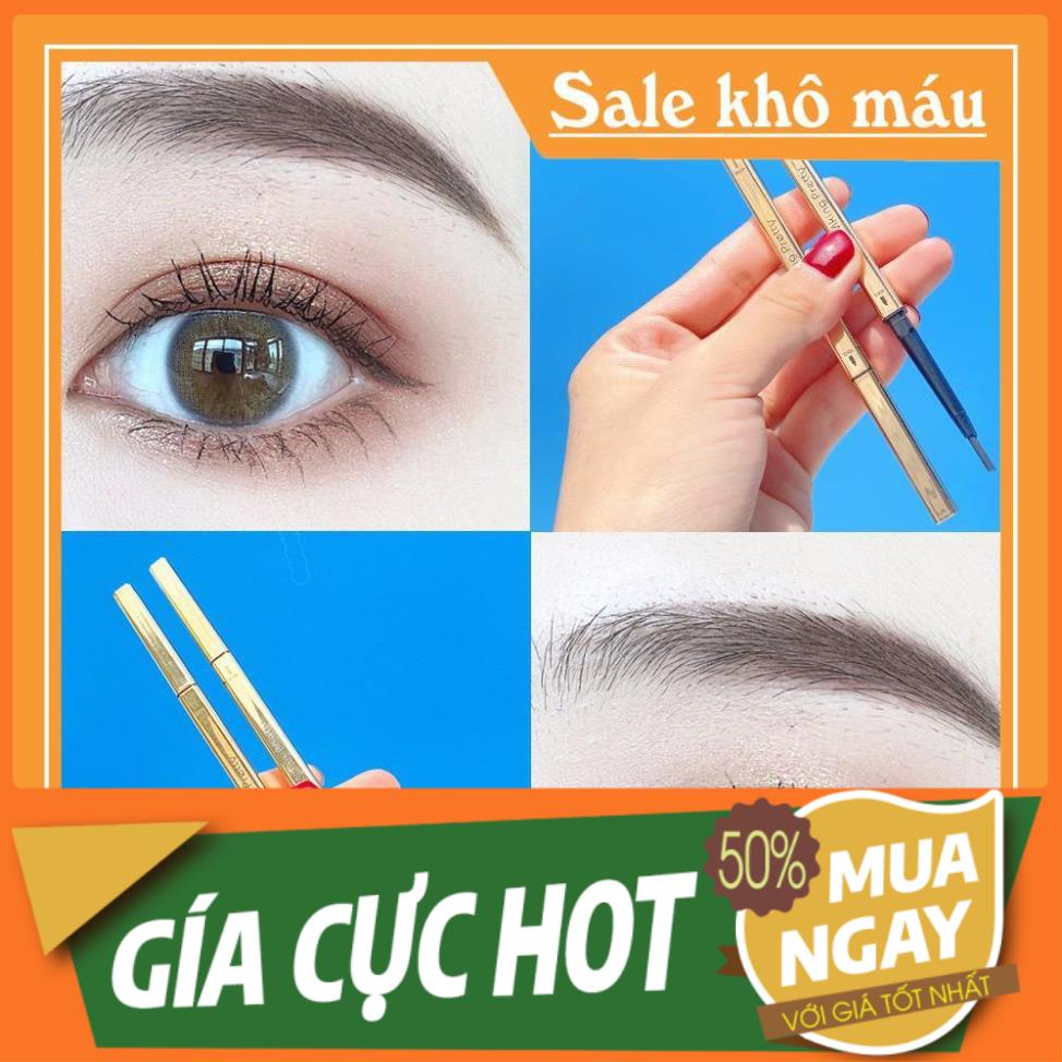 ( Chỉ bán giá sỉ ) Chì Kẻ Mày 2 Đầu Khối Vàng Mking Pretty Sang Trọng Nội Địa Nội-  Địa Mùi Store