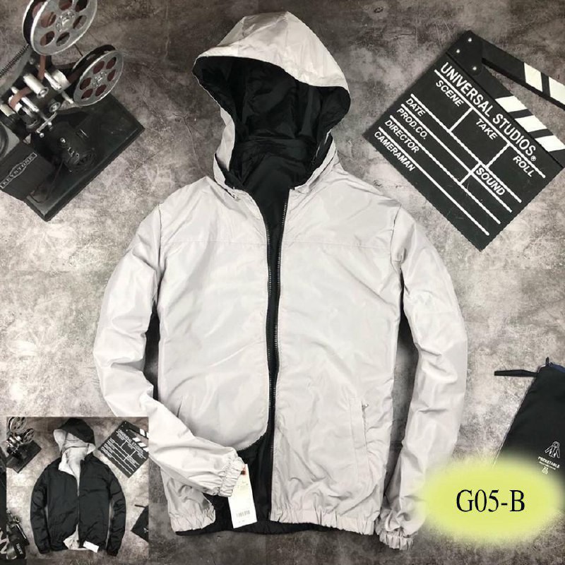 [ xả kho ] PM Áo gió nam hai mặt G05-B thời trang PM Fashion