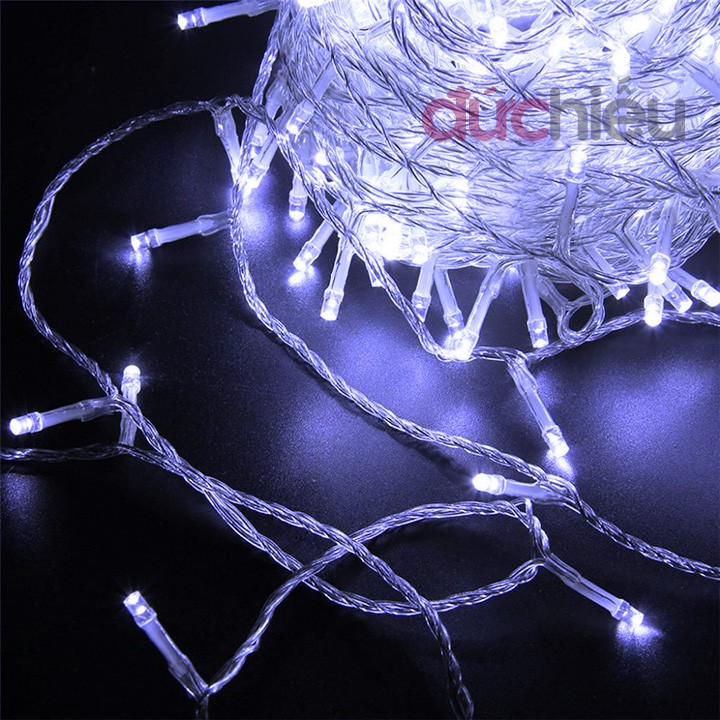 Dây đèn LED chớp nháy 100m chống nước, chuyên ngoài trời chuyên trang trí noel, giáng sinh, nhà hàng