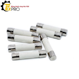 Cầu chì sứ 0.1A/0.2A/0.5A/1A/2A/3A/3.15A/4A/5A/6A/6.3A/7A/8A/10A/12A/15A/20A/30A 250V 5x20mm