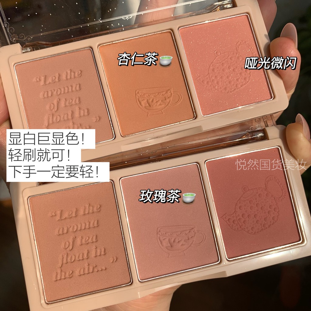 [hot sale] Hộp Phấn Má Hồng Hold Live 3 Màu Trang Điểm Tự Nhiên  Nội Địa Trung | BigBuy360 - bigbuy360.vn