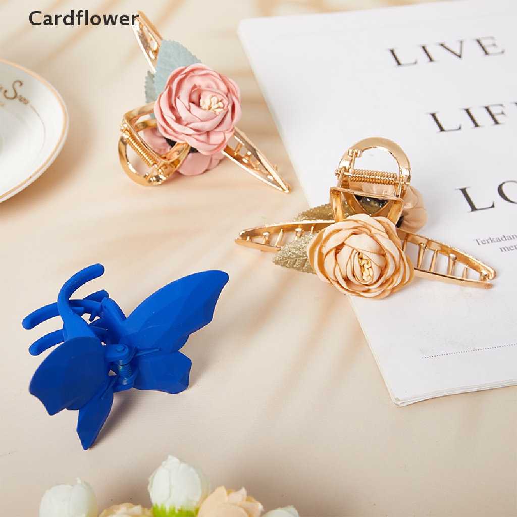 &lt; Cardflower &gt; Kẹp Tóc Hoa Tulip / Cá Mập / Cá Mập Thời Trang Mùa Hè Đang Giảm Giá