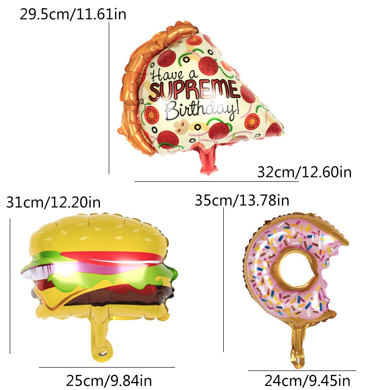 Bong bóng lá nhôm cầm tay hình bánh Hot Dog dễ thương trang trí tiệc sinh nhật cho bé