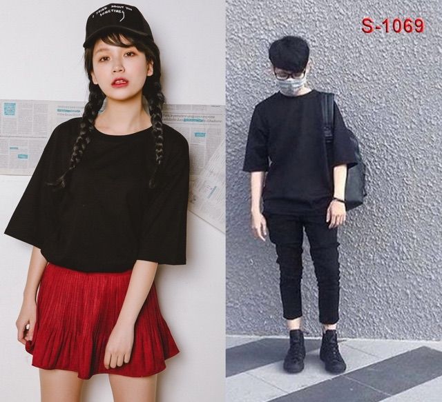 Áo thun hàn quốc tay ngắn fom rộng ulzzang