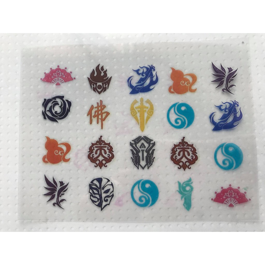 sticker trang trí resin