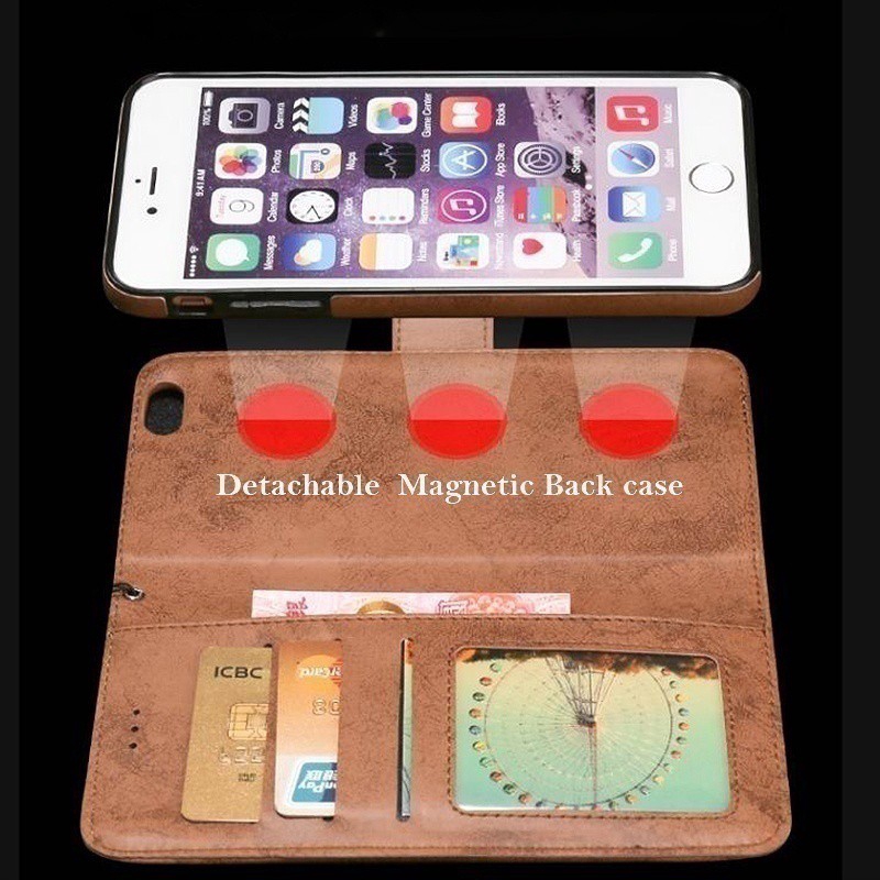 Bao da điện thoại màu trơn phong cách cổ điển cho Iphone 6 6S 6Plus 6SPlus 7 8 7Plus 8Plus 5 5S SE | BigBuy360 - bigbuy360.vn