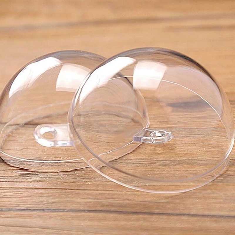 Trái Châu Bằng Nhựa Trong Suốt Dùng Trang Trí Cây Thông Giáng Sinh