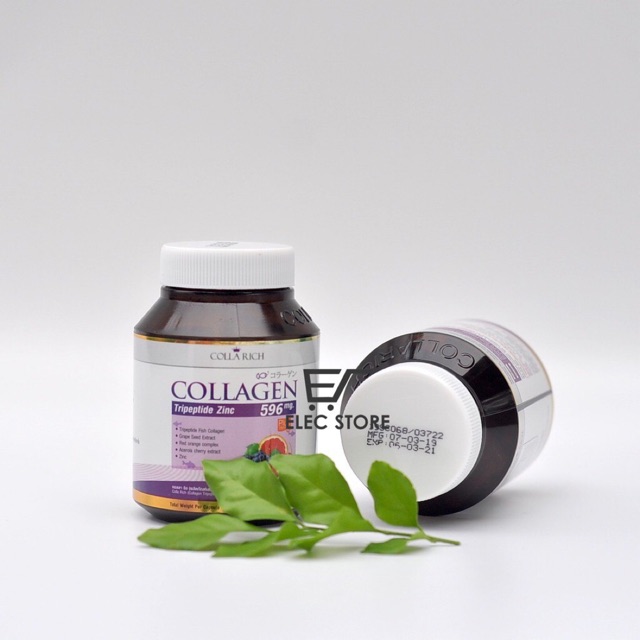 Collagen 596mg Thái Lan 60v bổ sung dưỡng chất làm đẹp