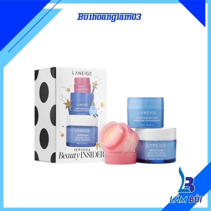 Set LANEIGE 3 Món Dưỡng Ẩm