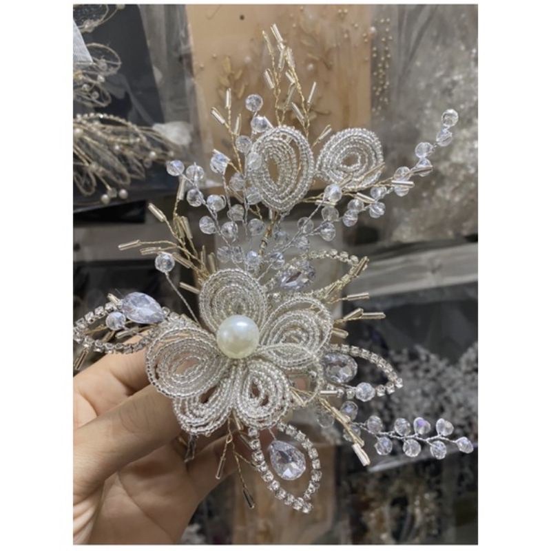 Cài tóc cô dâu mã TV123