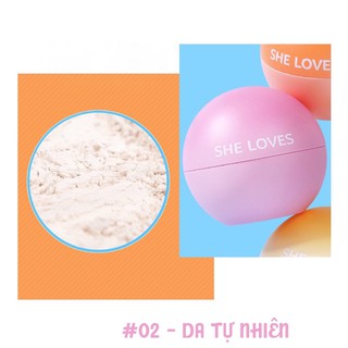 Phấn phủ mini Ice Sheloves mỏng nhẹ mịn màng