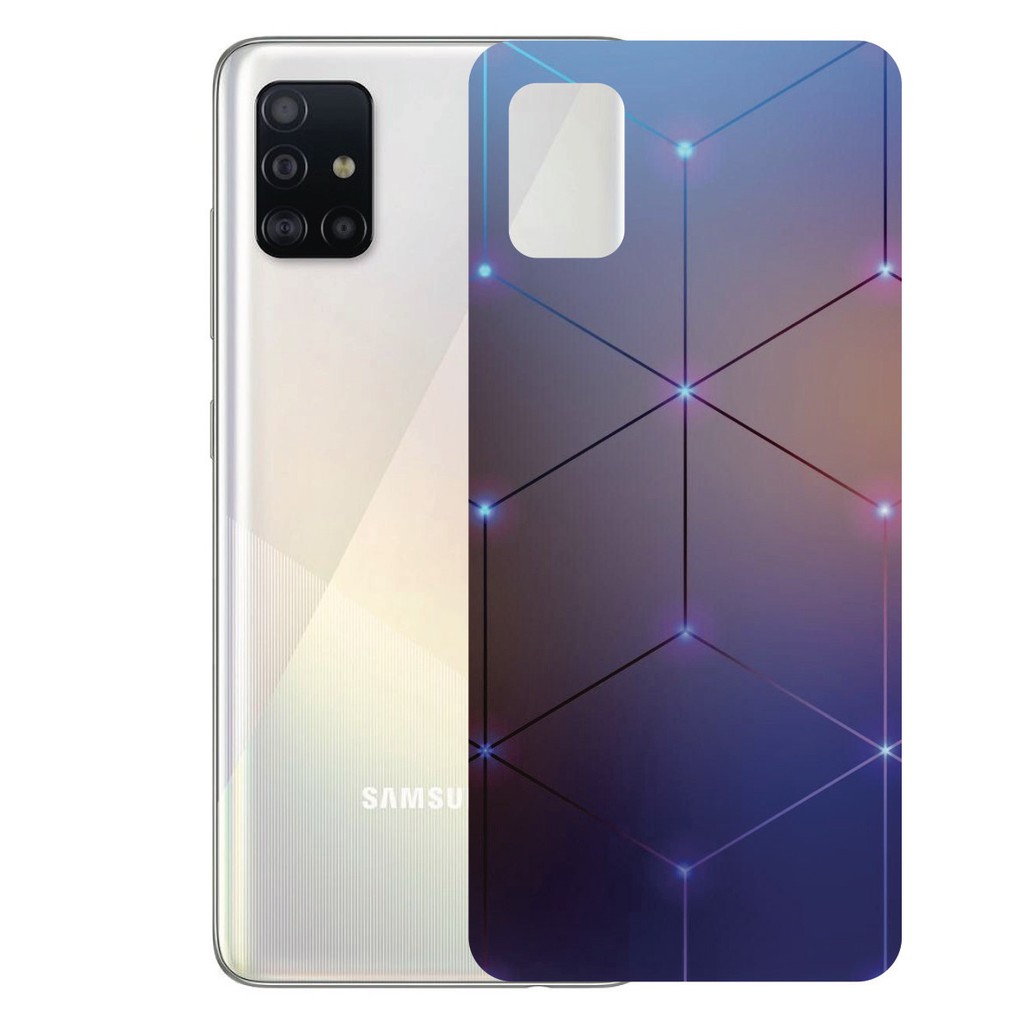 Miếng Dán Skin 3D mặt lưng điện thoại Samsung A71 / A51 / A31 / A21s tránh trầy xước, hình ảnh 3D sắt nét