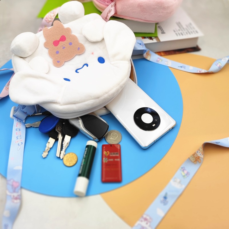 SANRIO Dễ Thương Túi Đeo Chéo Hình Mèo Hello kitty Xinh Xắn