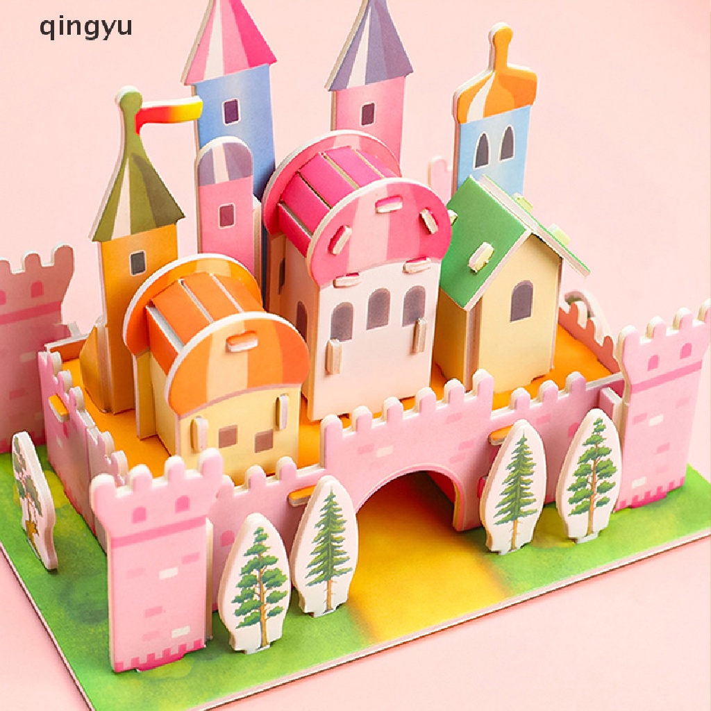 1 Bộ Xếp Hình 3D DIY Giáo Dục Cho Bé