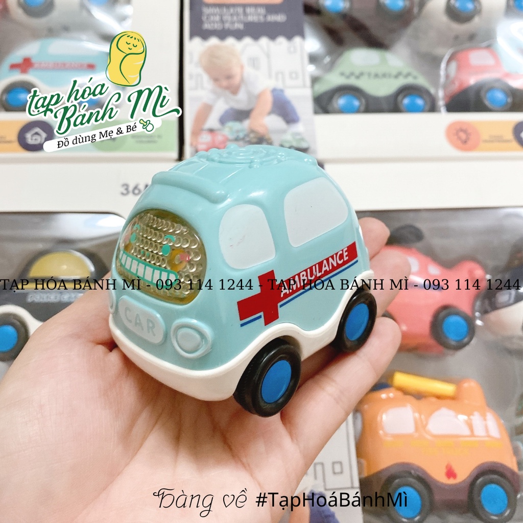 Hộp 4 xe ô tô đồ chơi cao cấp cho bé