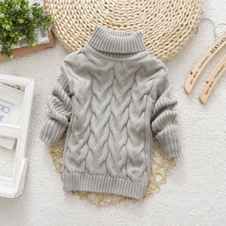 Áo len vặn thừng bé gái