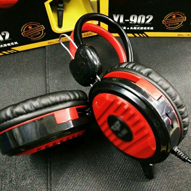 TAI NGHE GAME THỦ CHỤP TAI YL-902 CÓ MIC THOẠI KIỂU DÁNG SÀNH ĐIỆU CHẤT LIỆU SIÊU BỀN ( dùng cho cả điện thoại và PC )
