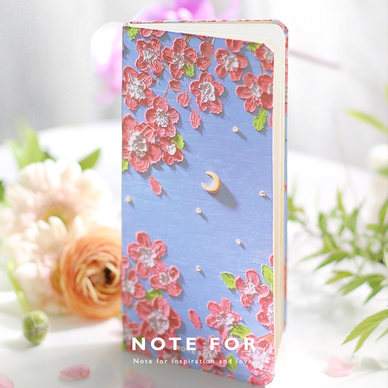 Sổ Note For Slim / Sổ kế hoạch planner tranh sơn dầu phong cách 3D (chủ đề Nature)