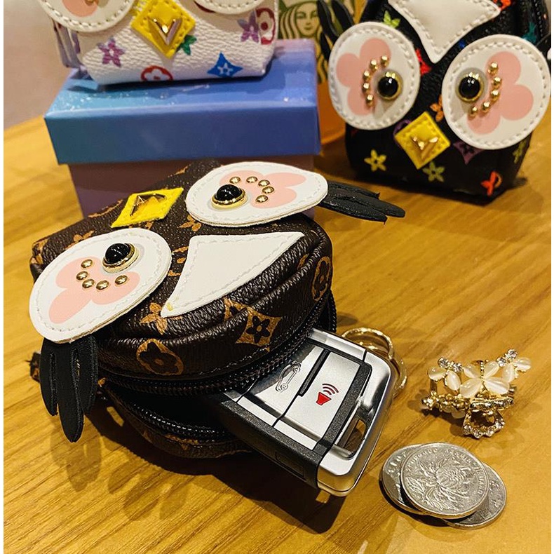 ví tiền xu của phụ nữ, Ví chìa khóa cú, Bộ tổ chức mỹ phẩm mini dành cho nữ