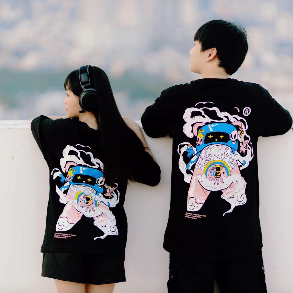 Áo Thun Unisex Form Rộng MAHBONGTAI - KAT-116