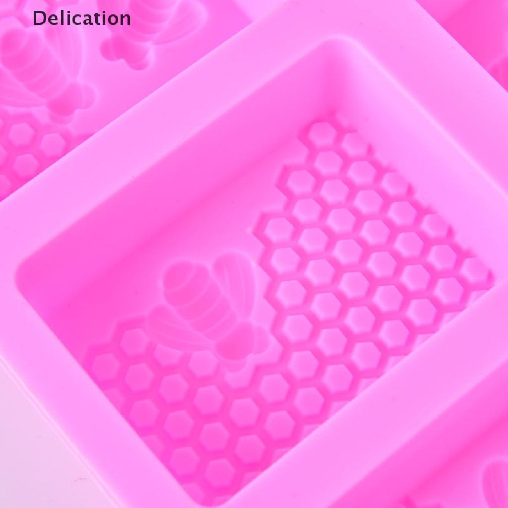 Khuôn silicon tạo hình con ong 3d làm xà phòng handmade DIY