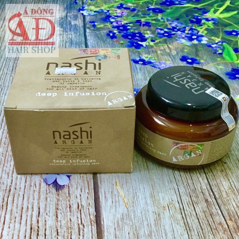 [+Tặng mũ trùm][CHÍNH HÃNG] DẦU HẤP Ủ TÓC NASHI ARGAN DEEP INFUSION MASK 250ML-500ML